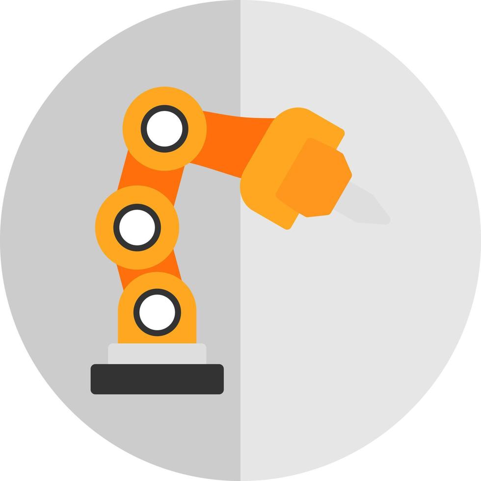 Robotic Arm Vector Icon Design