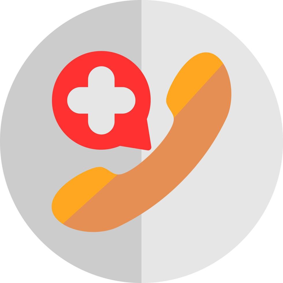 Emergency Call Vector Icon Design