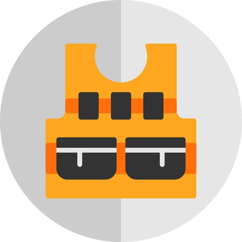 Bulletproof Vest Vector Icon Design