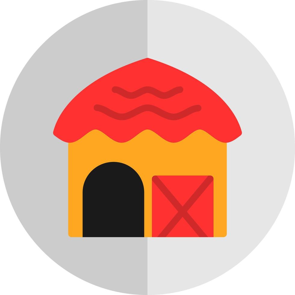 Hut Vector Icon Design