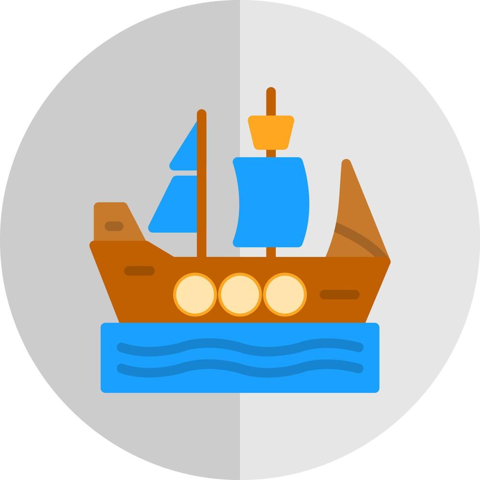 diseño de icono de vector de barco