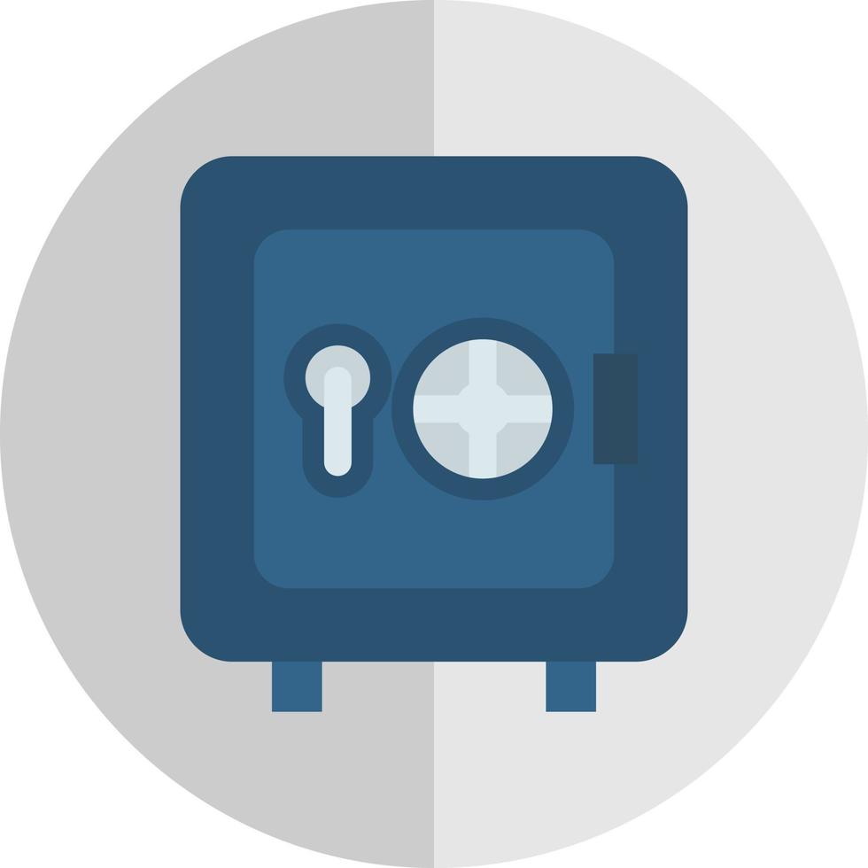 Safe Deposite Vector Icon Design
