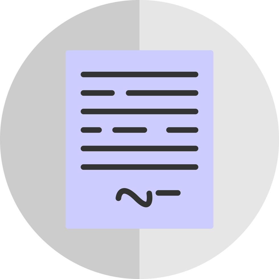 Signature Vector Icon Design