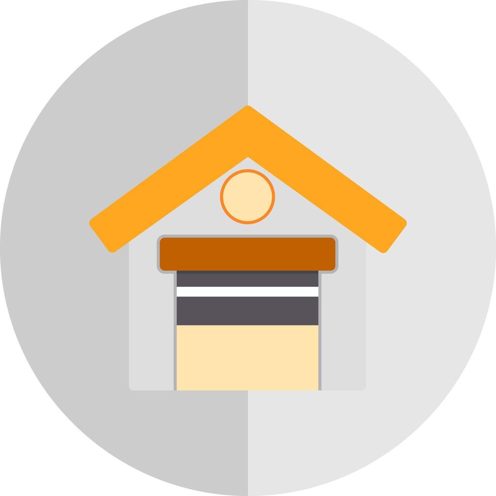 Warehouse Vector Icon Design