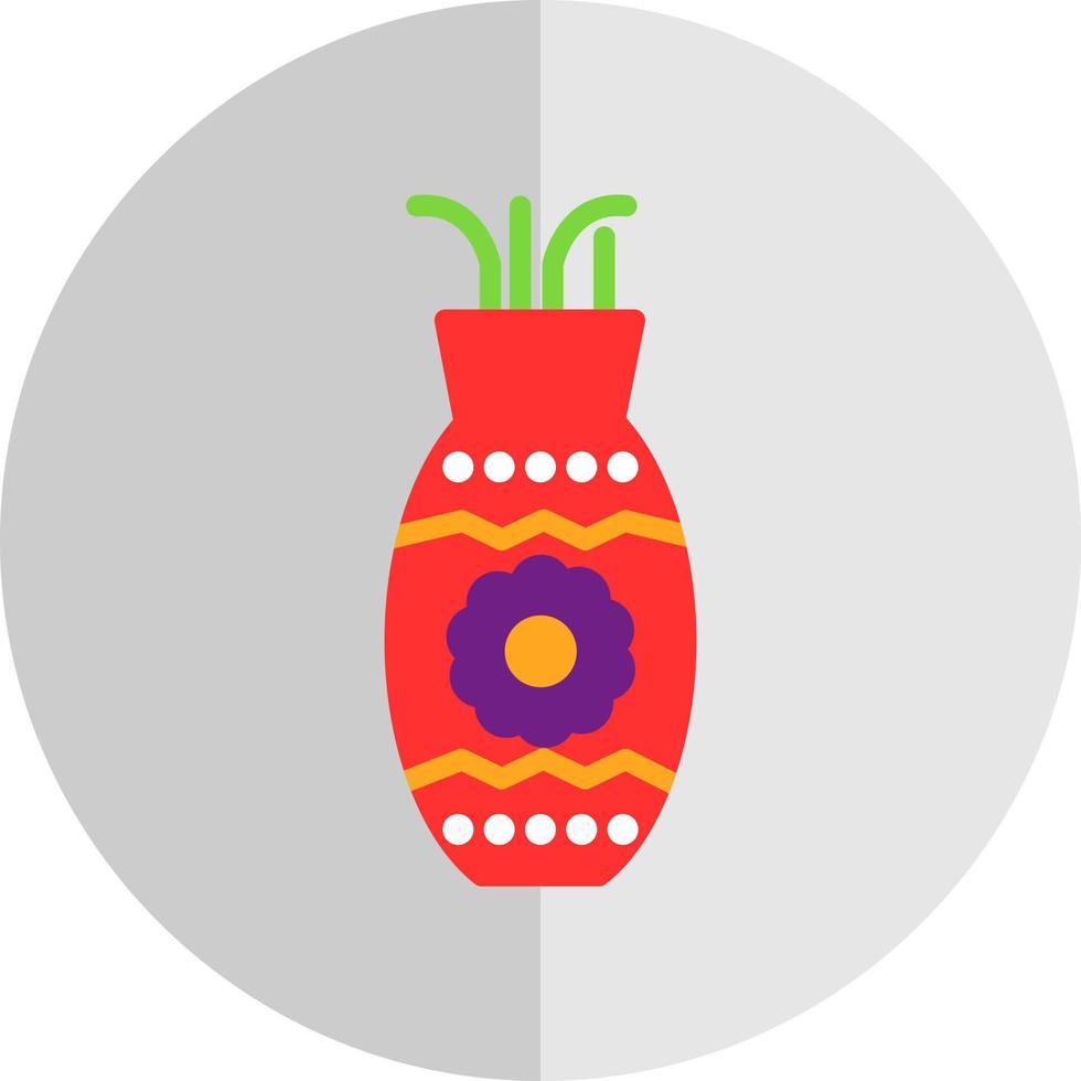 Vase Vector Icon Design
