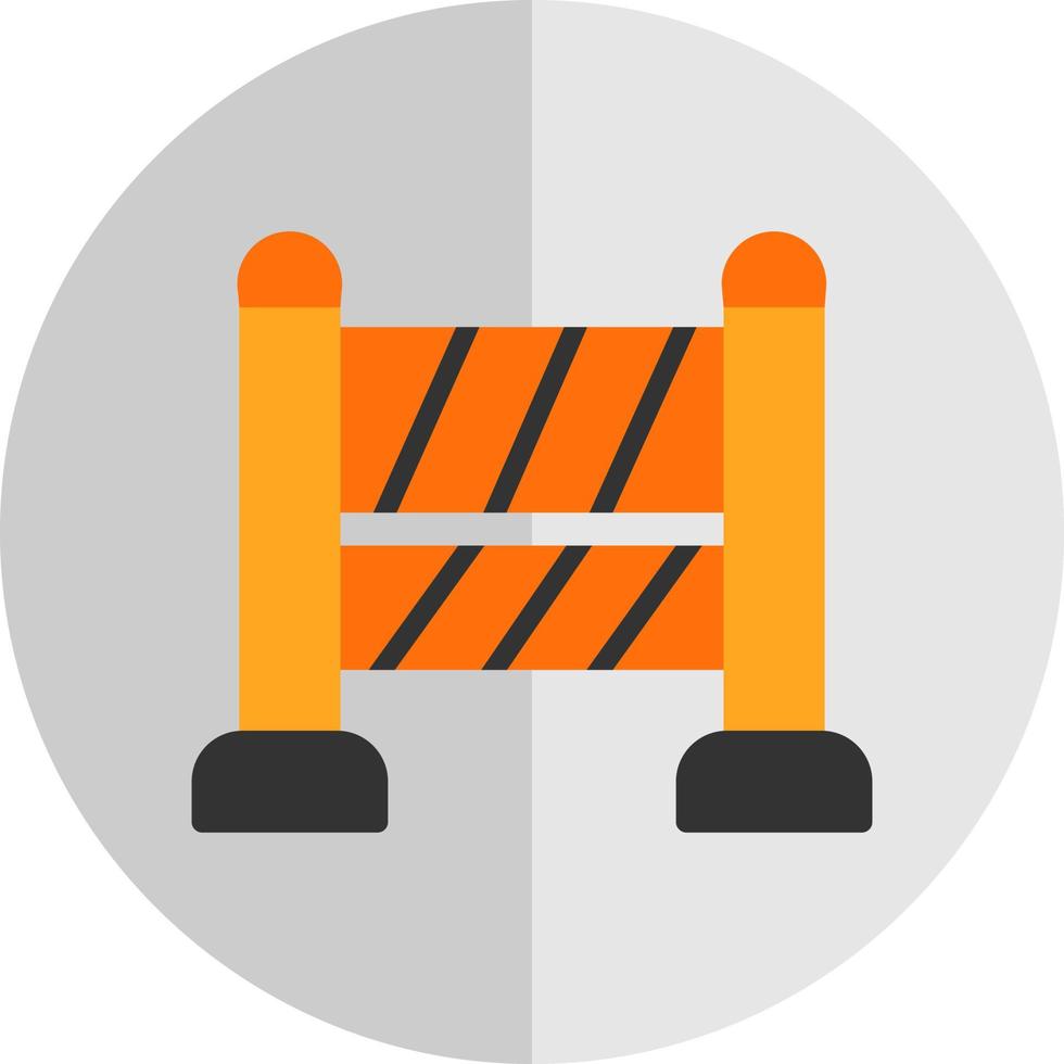 diseño de icono de vector de bloqueo de carretera