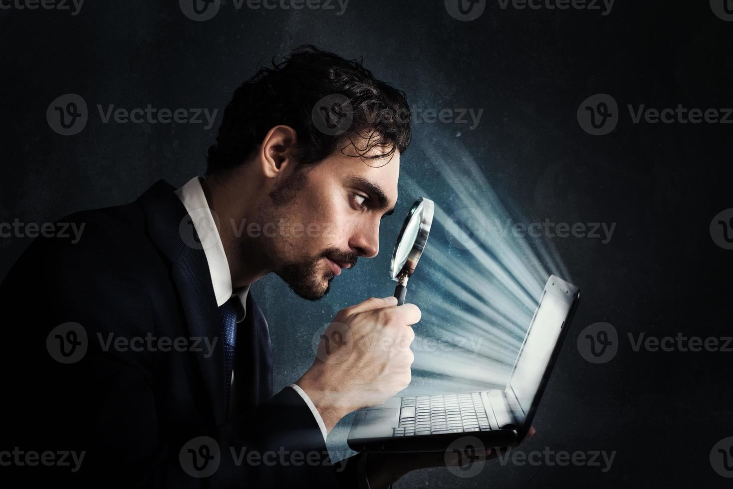 Examine a computer photo