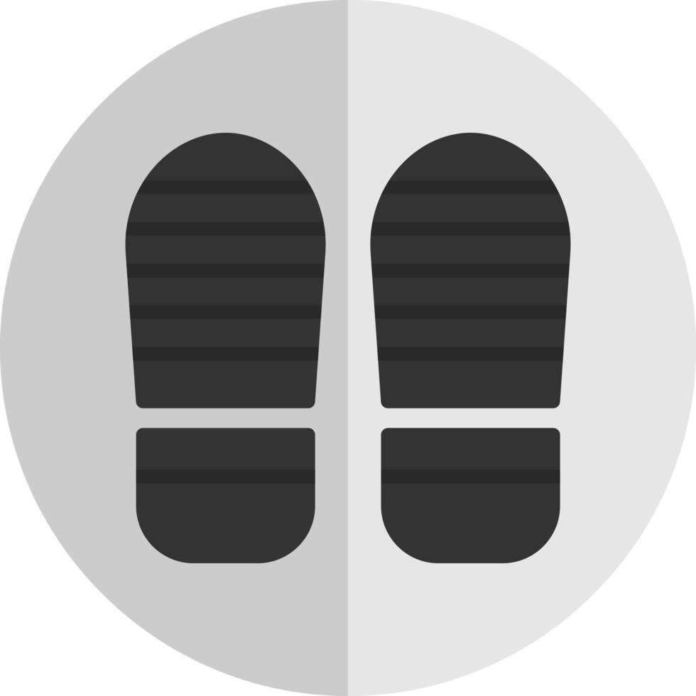 Footsteps Vector Icon Design