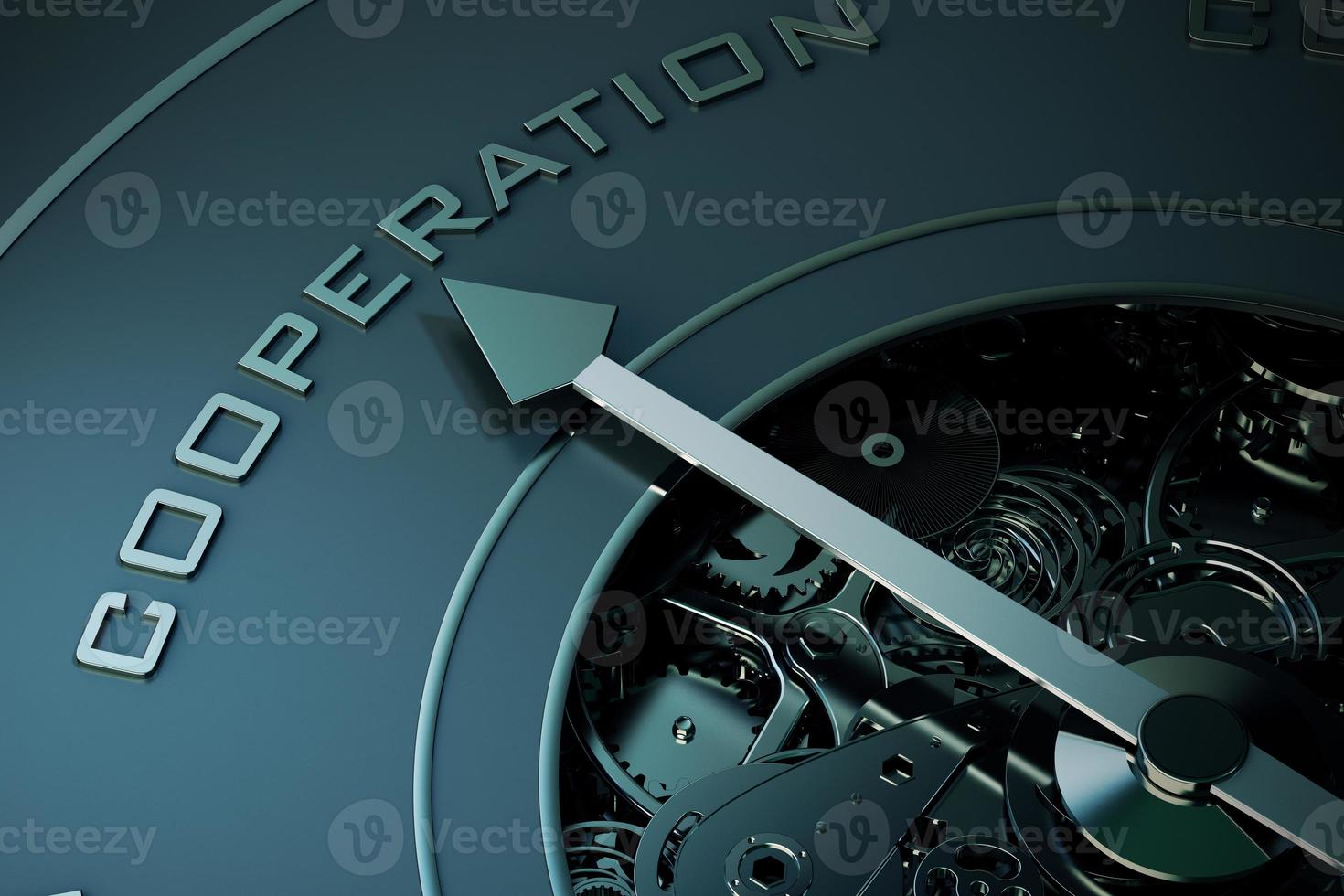 3D Rendering of cooperation compass photo