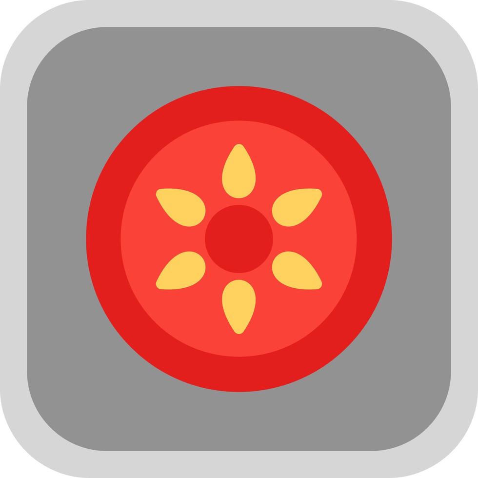 Tomato Vector Icon Design
