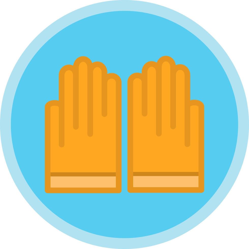 Hand Gloves Vector Icon Design