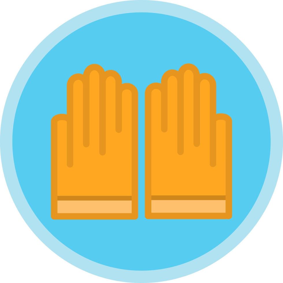 diseño de icono de vector de guantes de mano