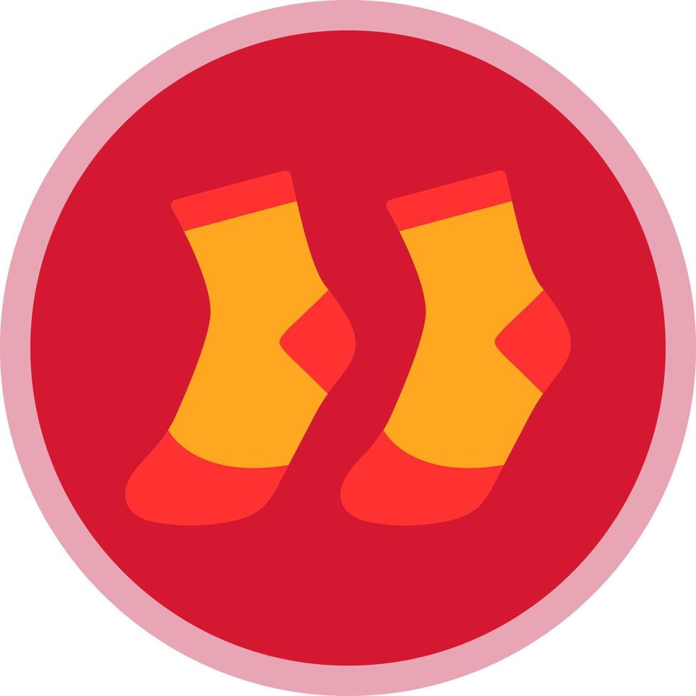 diseño de icono de vector de calcetines