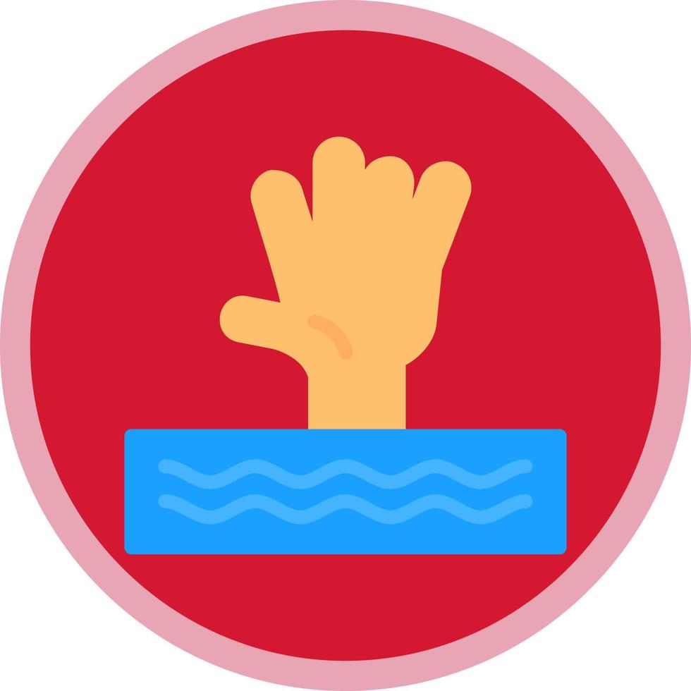 Drown Vector Icon Design