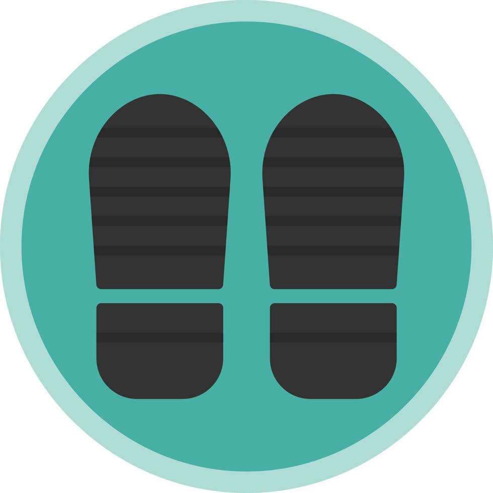 Footsteps Vector Icon Design