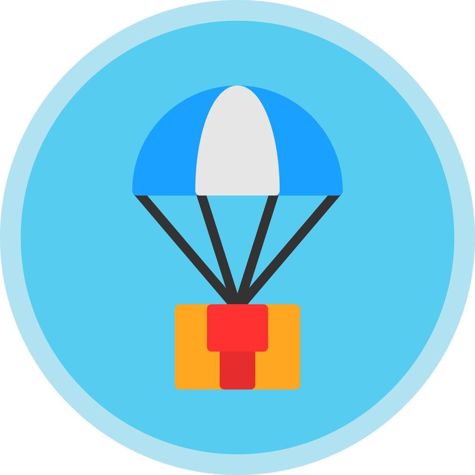 Parachute Vector Icon Design