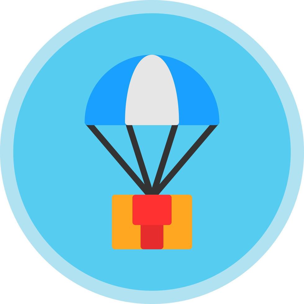 Parachute Vector Icon Design