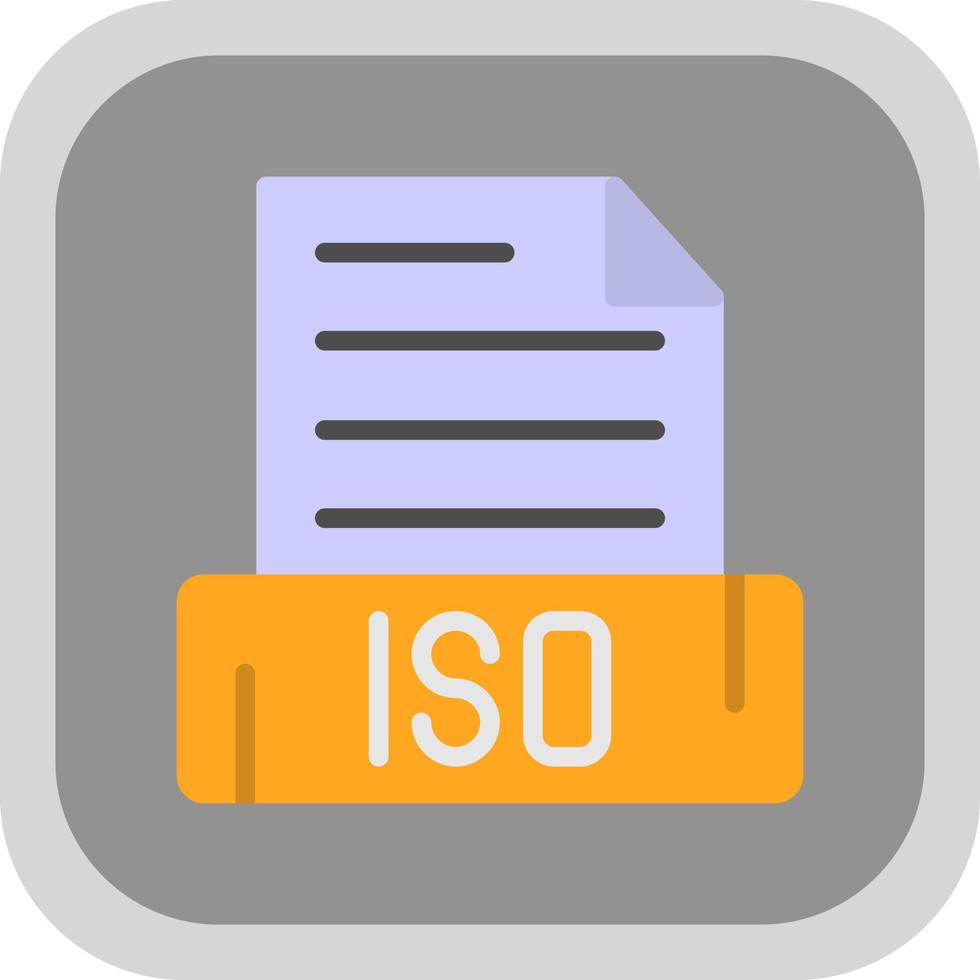 diseño de icono de vector iso