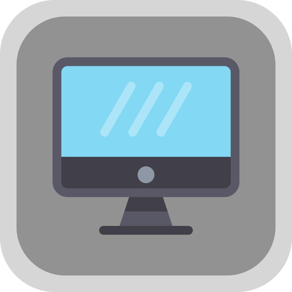 Monitor Screen Vector Icon Design