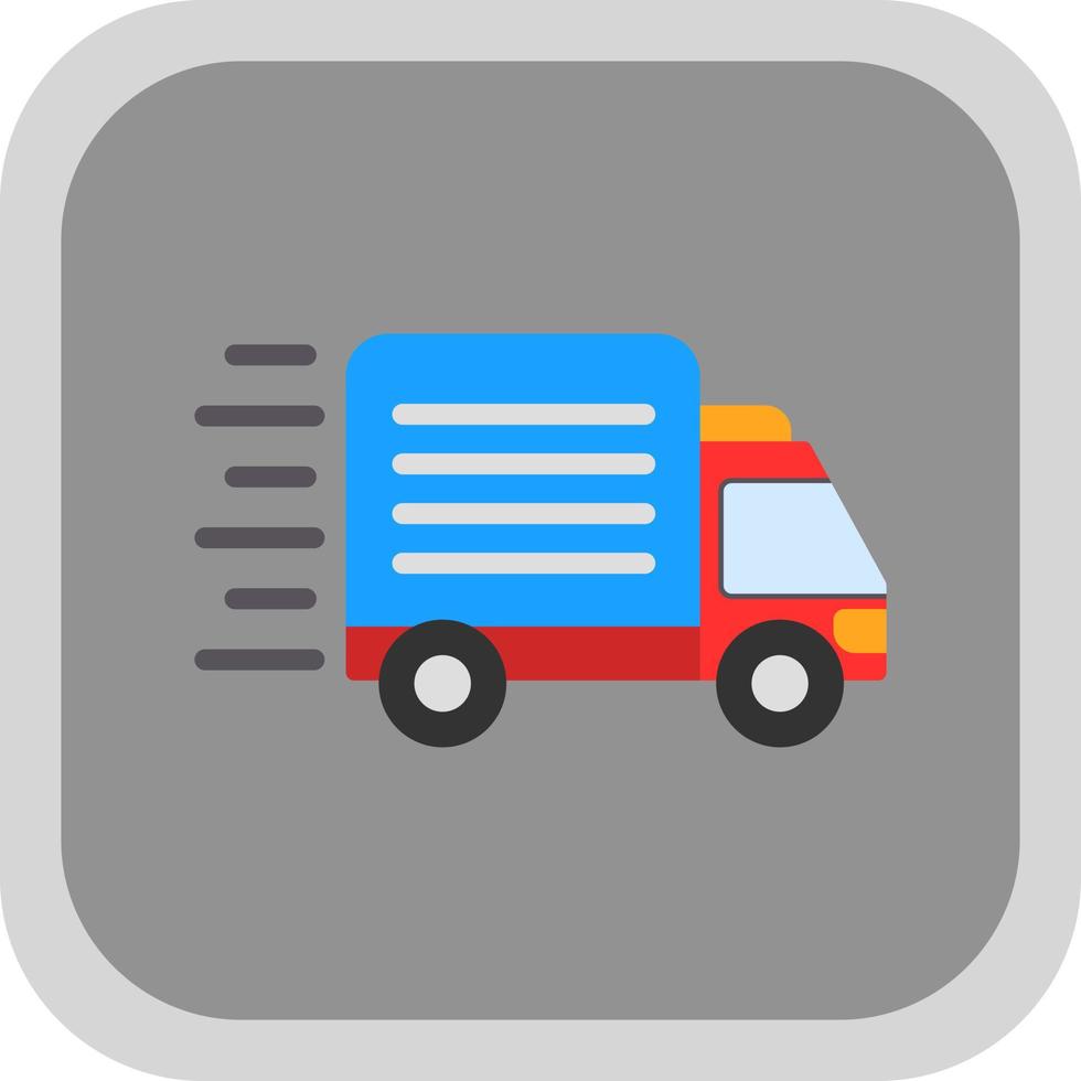 Delivery Truck Vector Icon Design