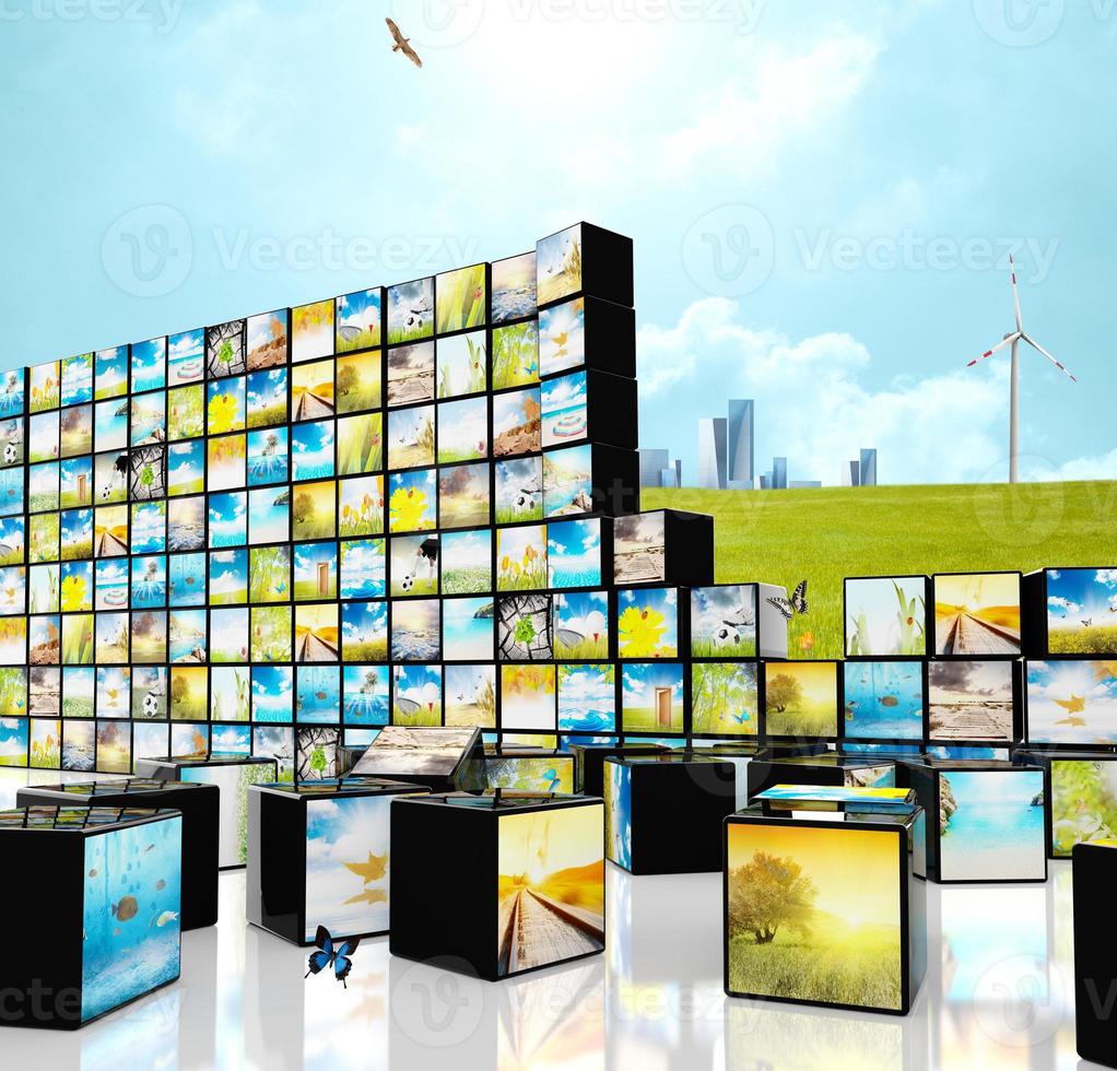 Multimedia straming concept photo