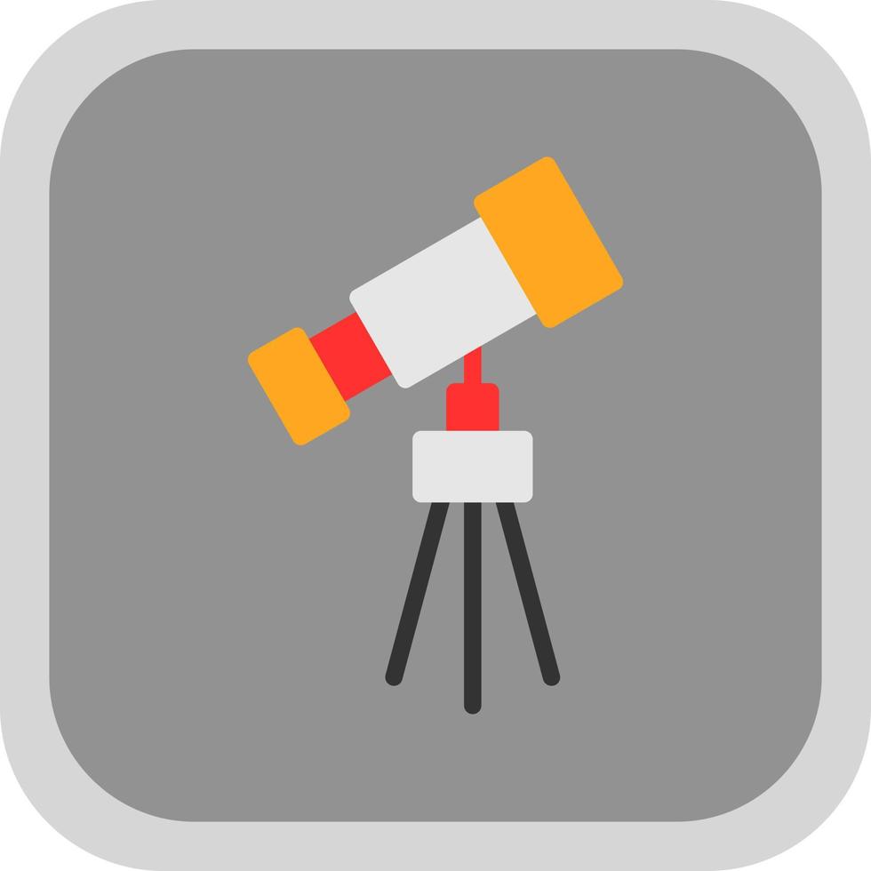 Telescope Vector Icon Design