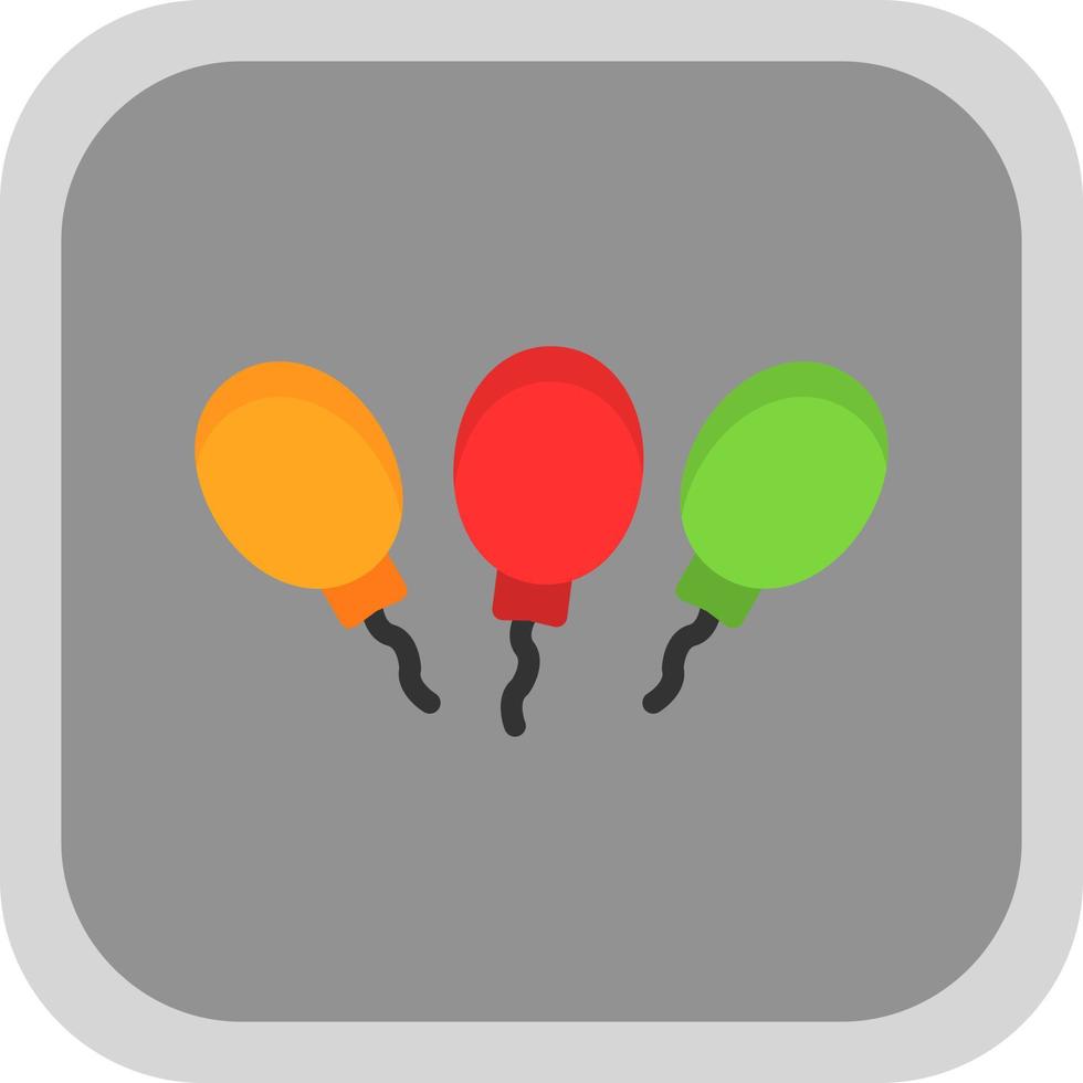 Balloons Vector Icon Design
