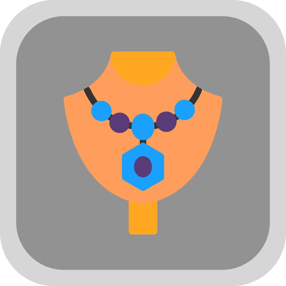 Necklace Vector Icon Design