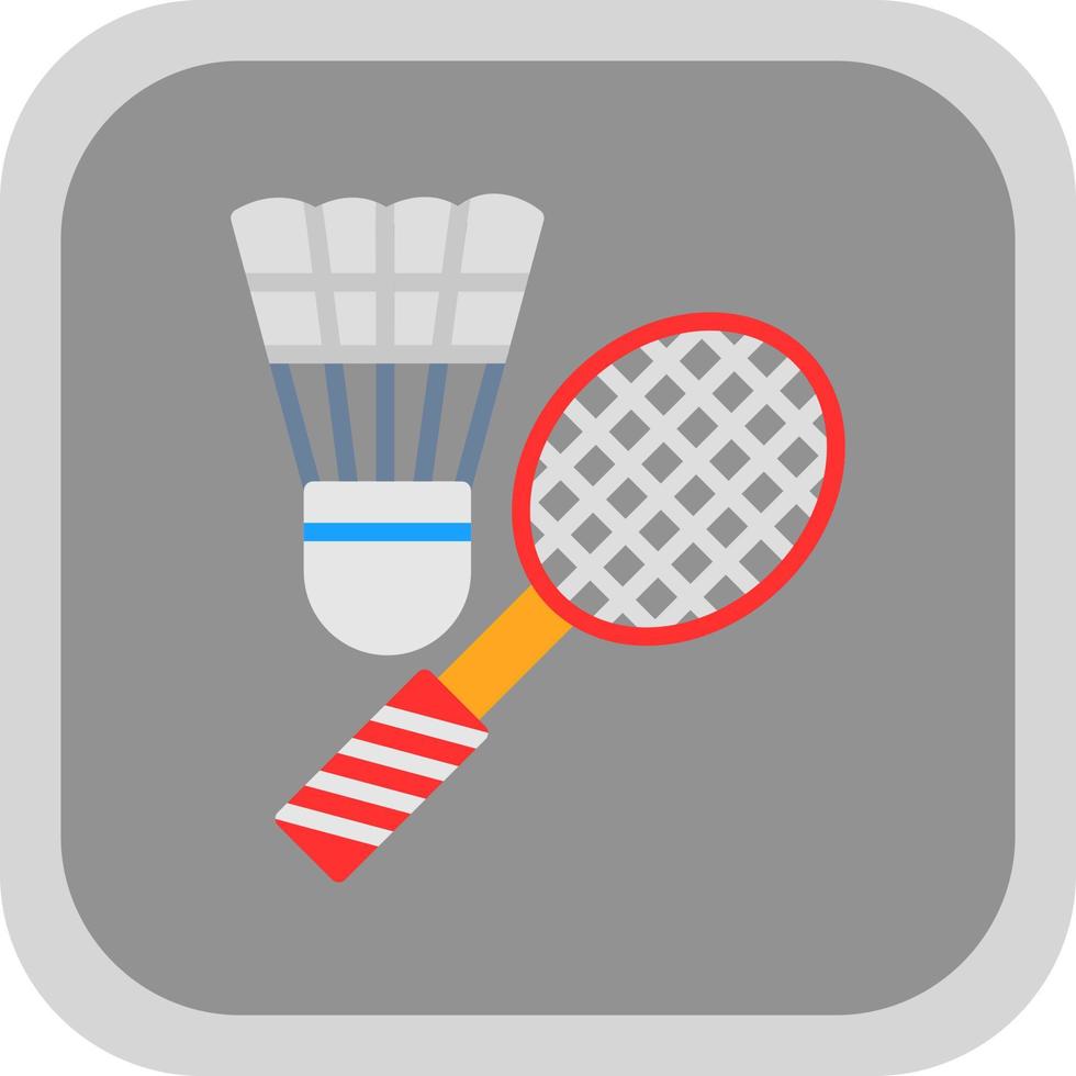 diseño de icono de vector de bádminton