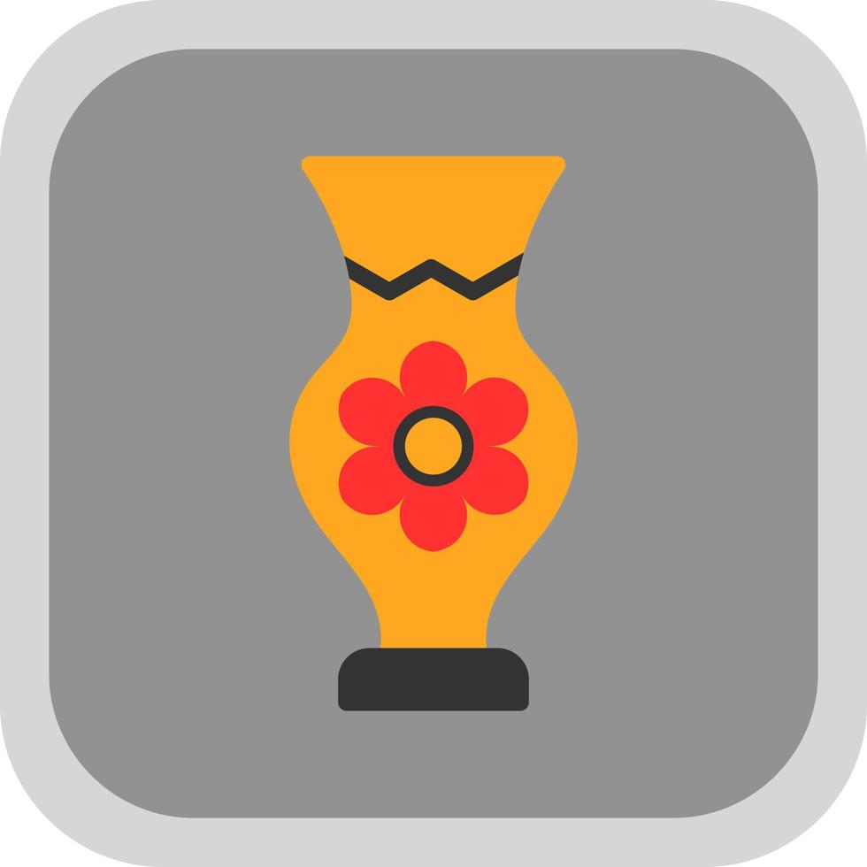 Vase Vector Icon Design