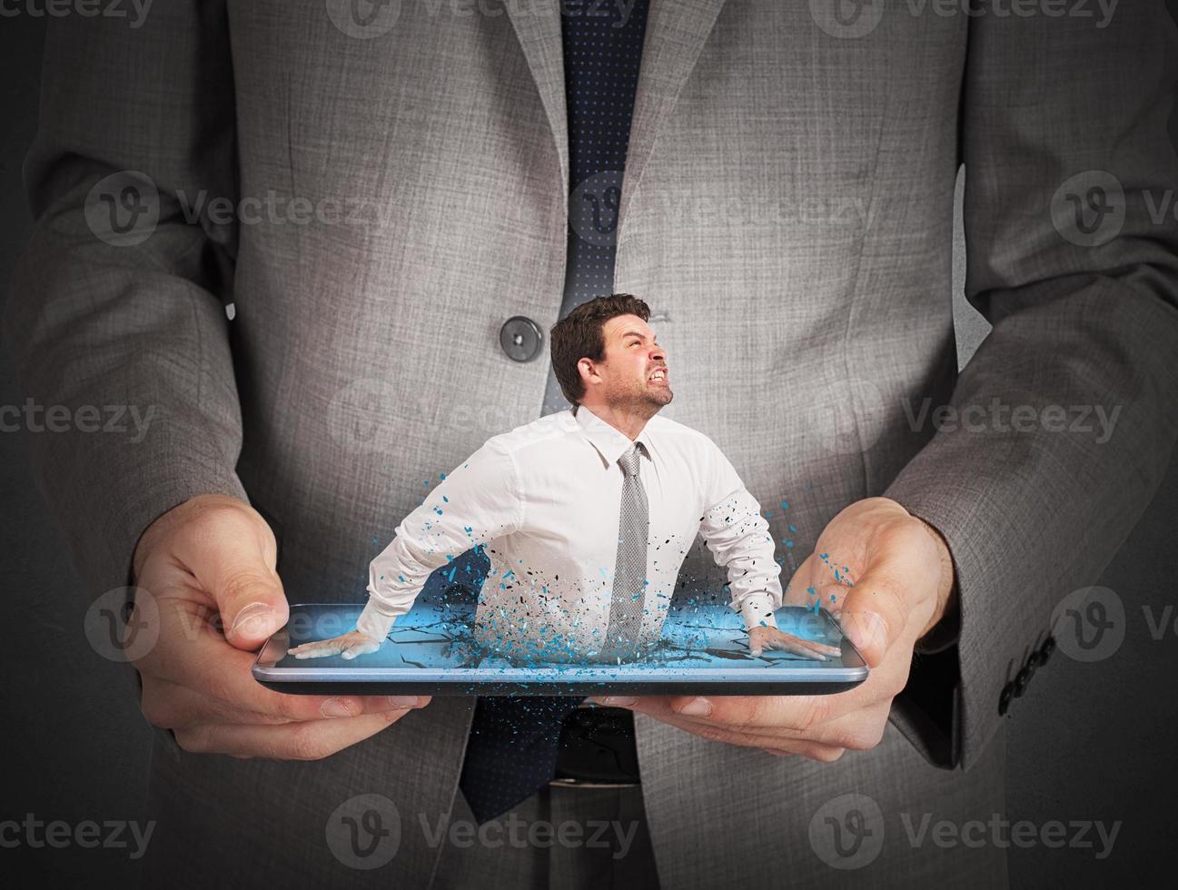 Trapped by technology photo