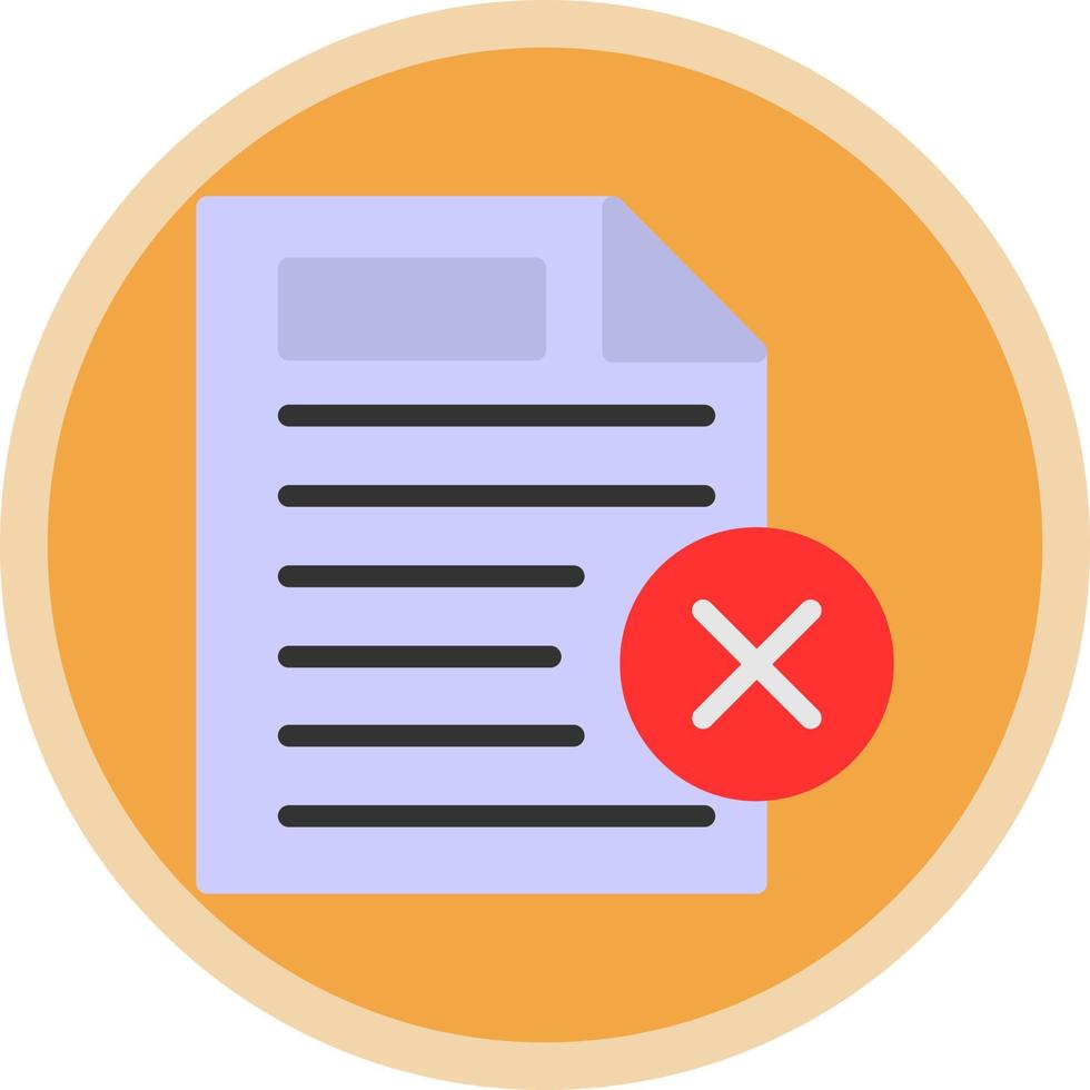 Failure Vector Icon Design