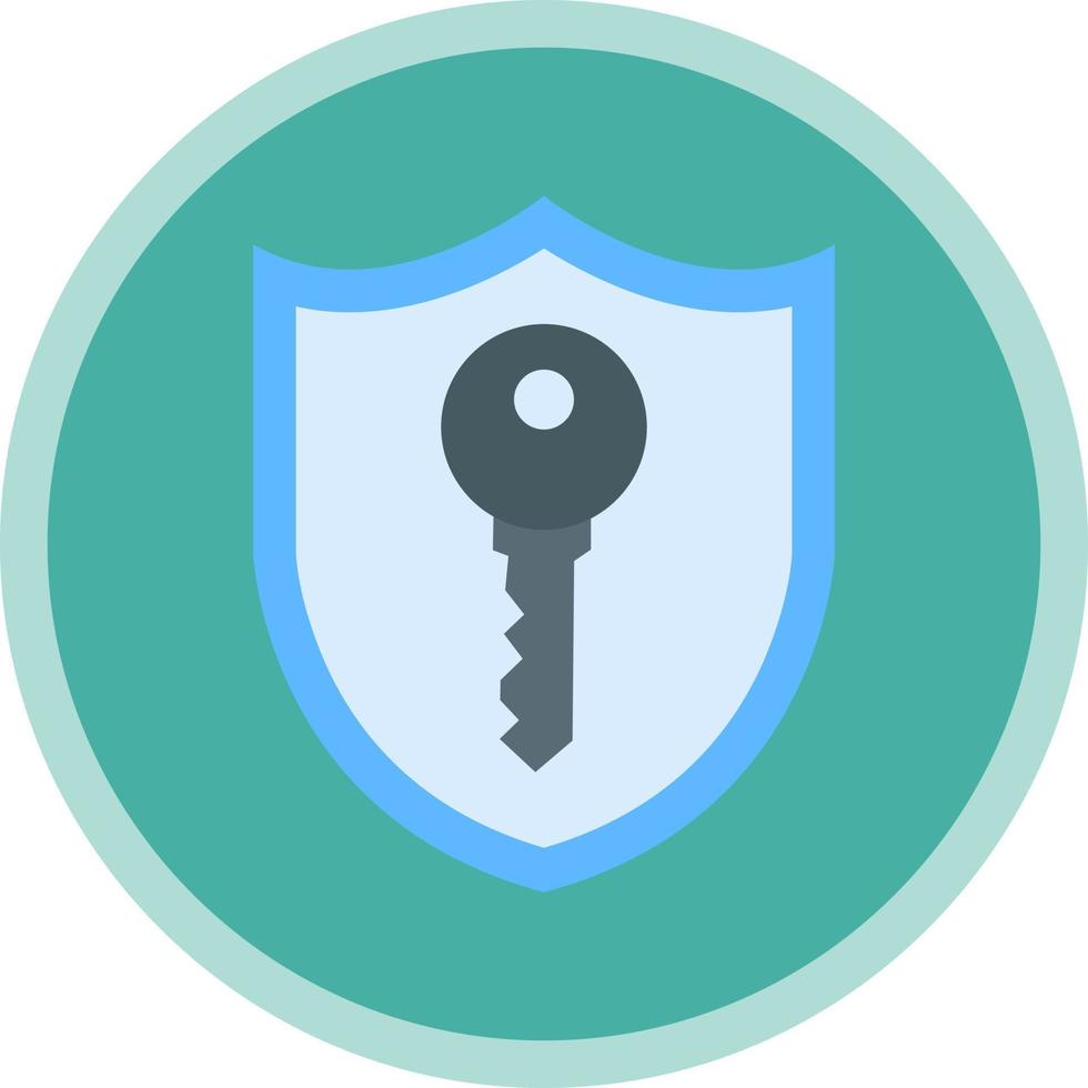 Private Key Vector Icon Design