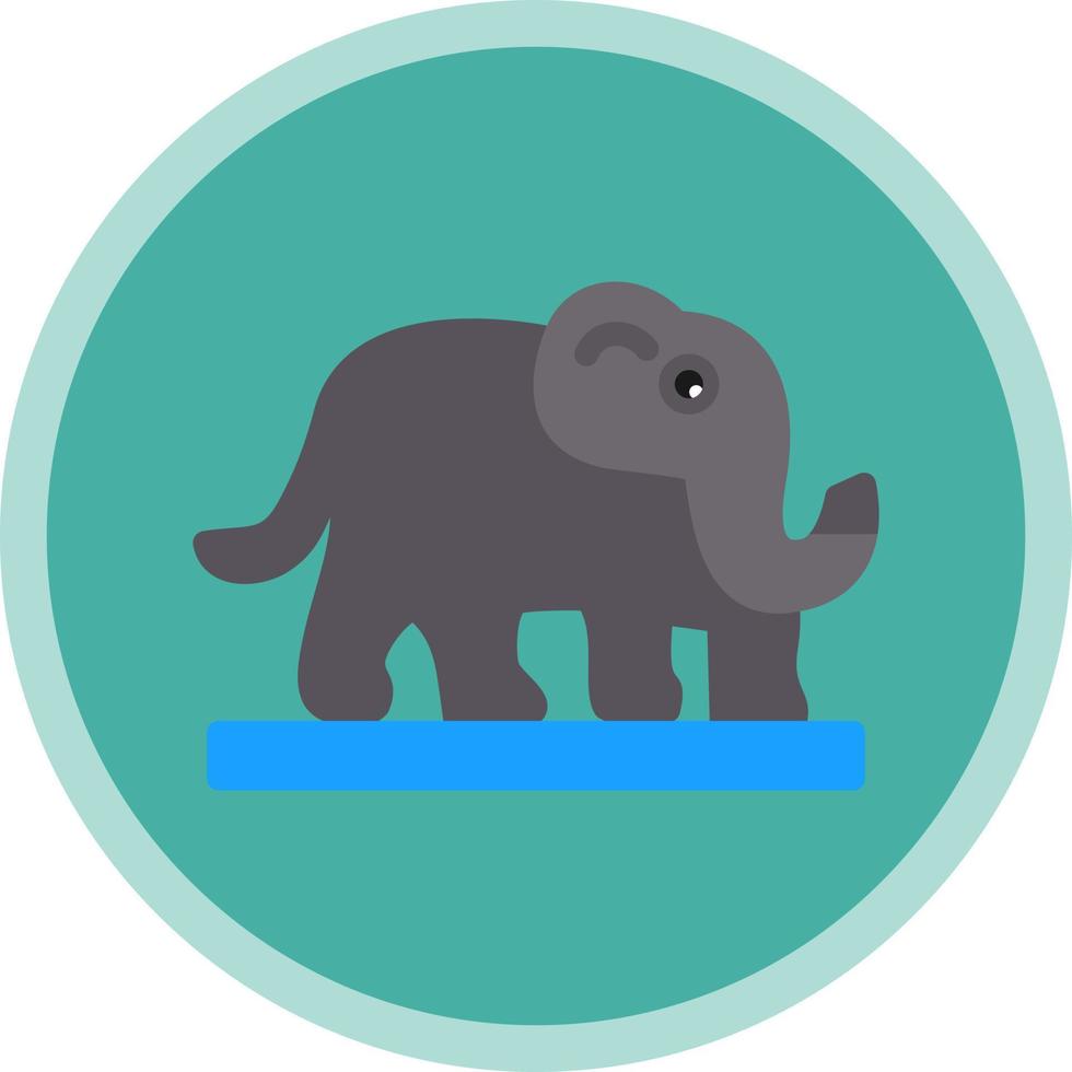 diseño de icono de vector de elefante