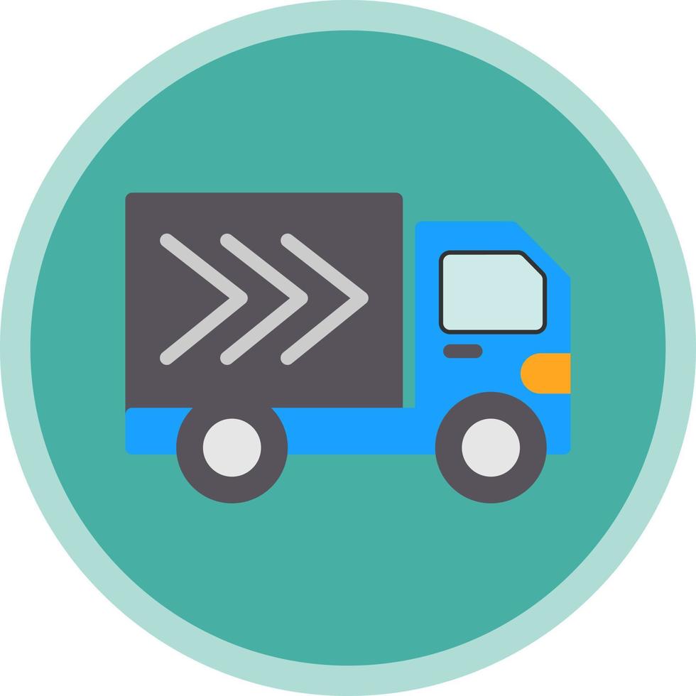 Delivery Truck Vector Icon Design
