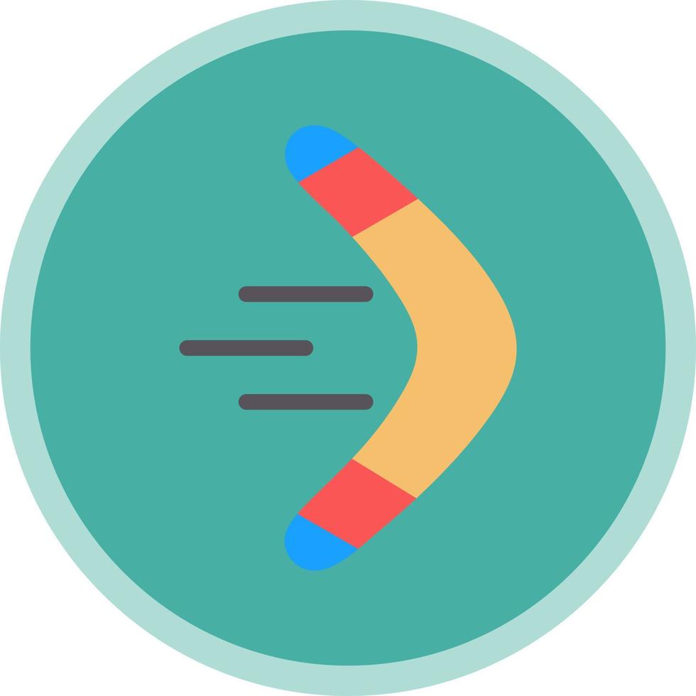 Boomerang Vector Icon Design