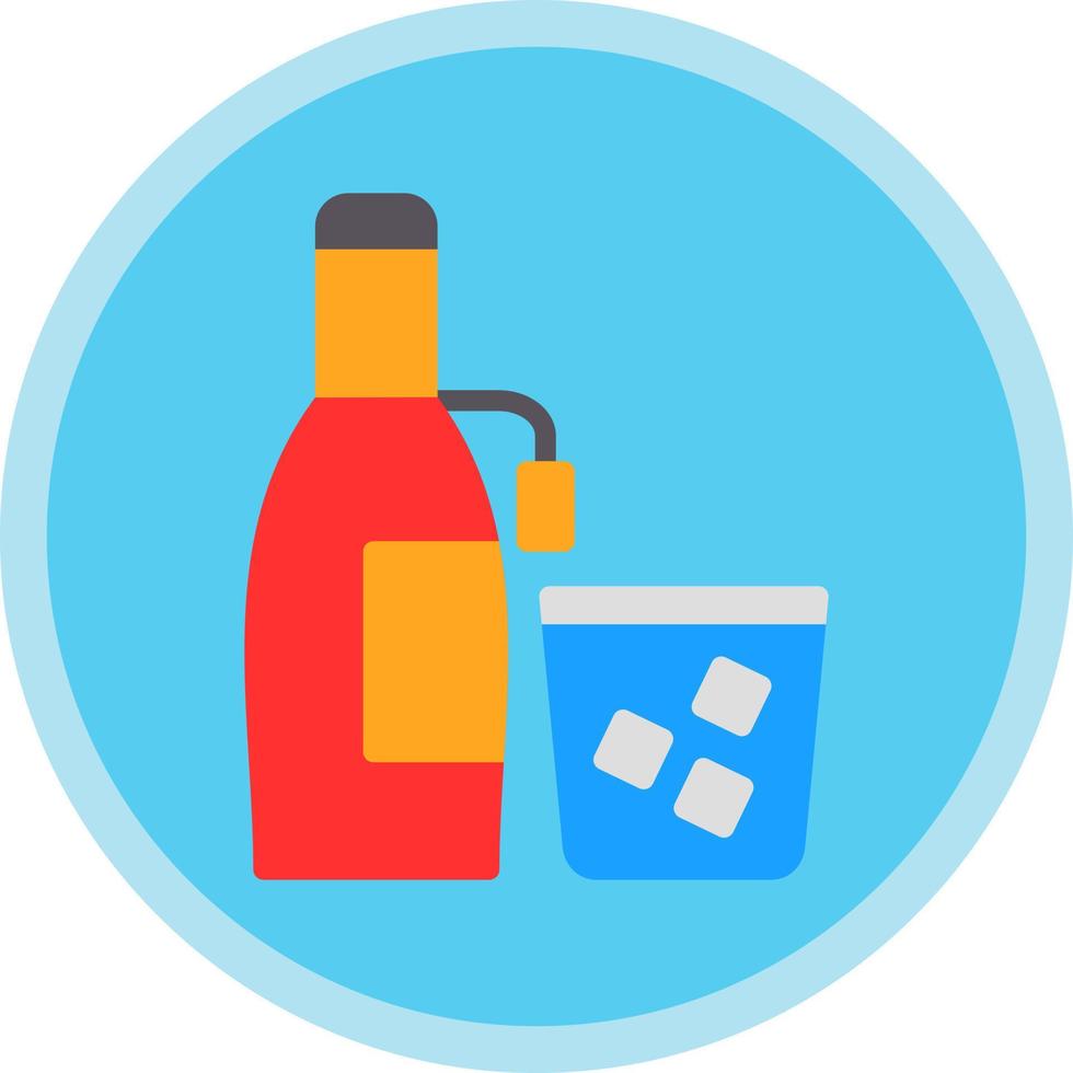 Wine Bottle Vector Icon Design