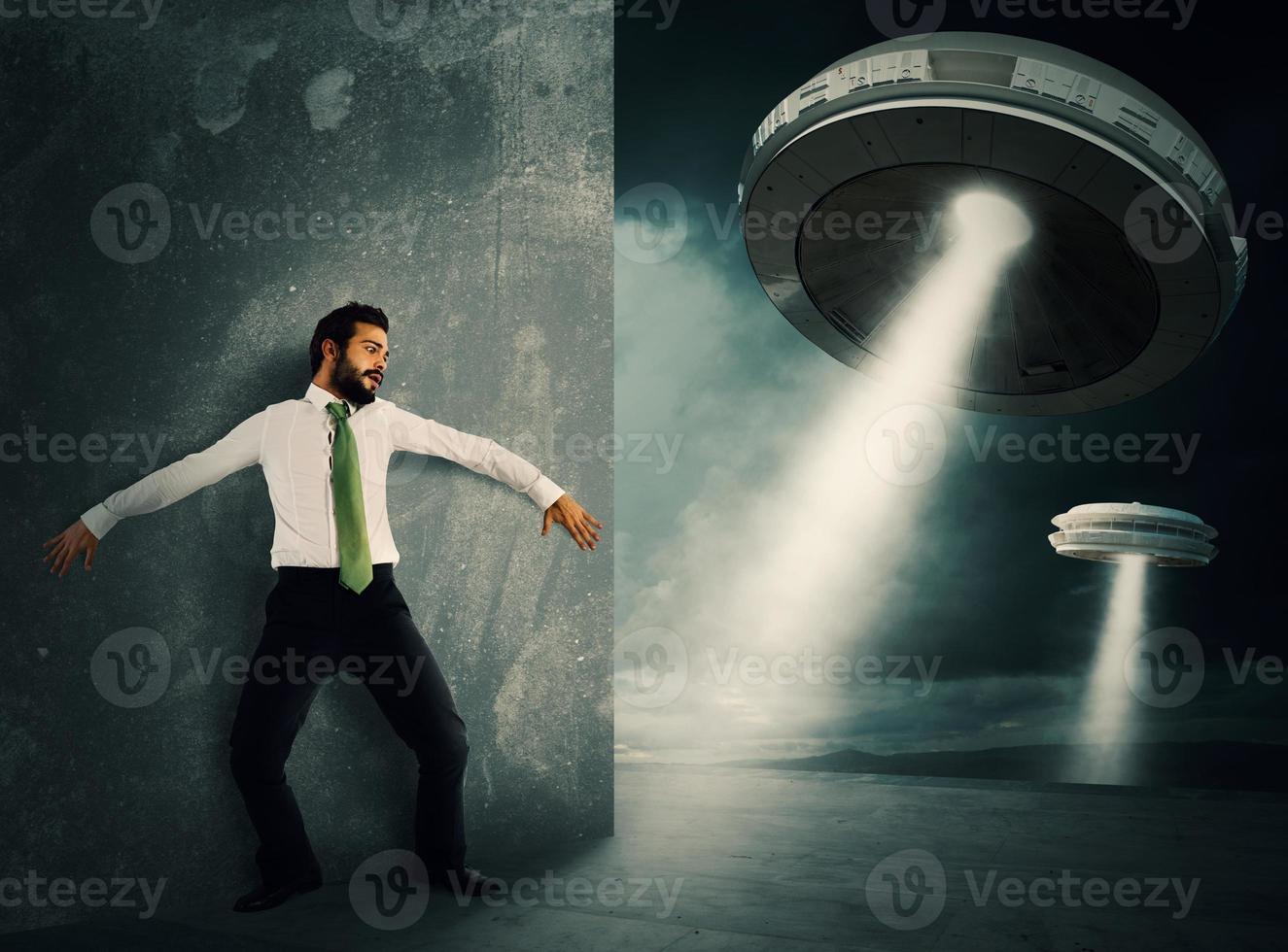 Frightened by UFO photo