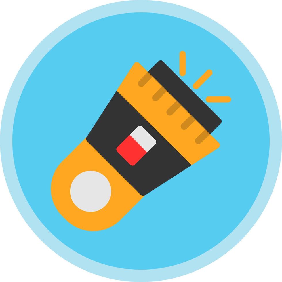 Flashlight Vector Icon Design