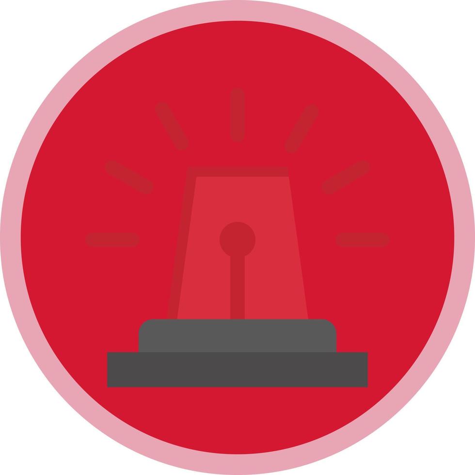 Security Alarm Vector Icon Design