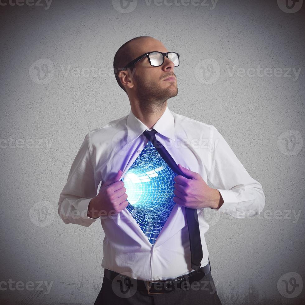 Hero of cyberspace photo