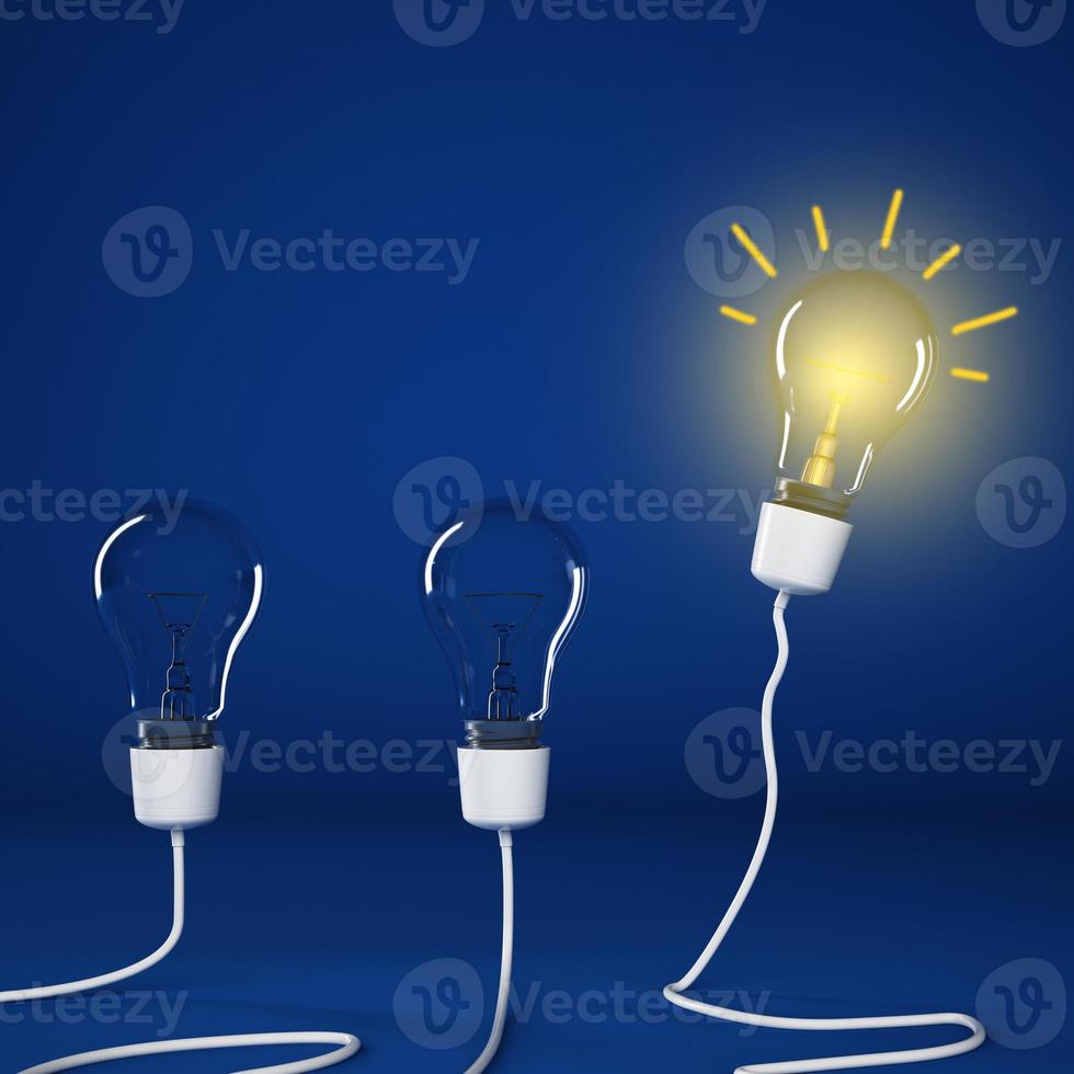 Successful and intelligent idea 3D Rendering photo