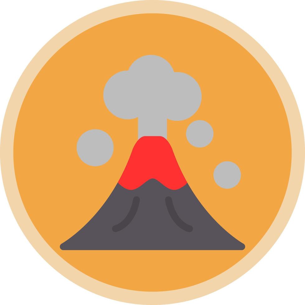 Volcano Vector Icon Design