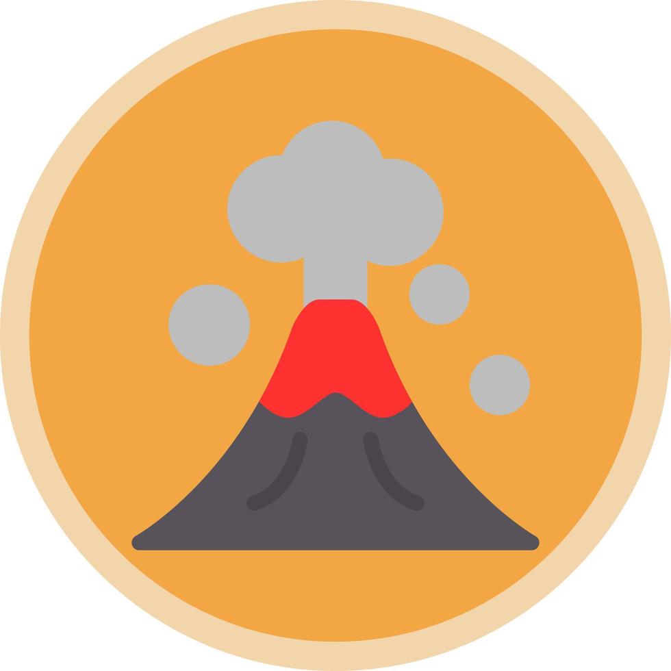 Volcano Vector Icon Design