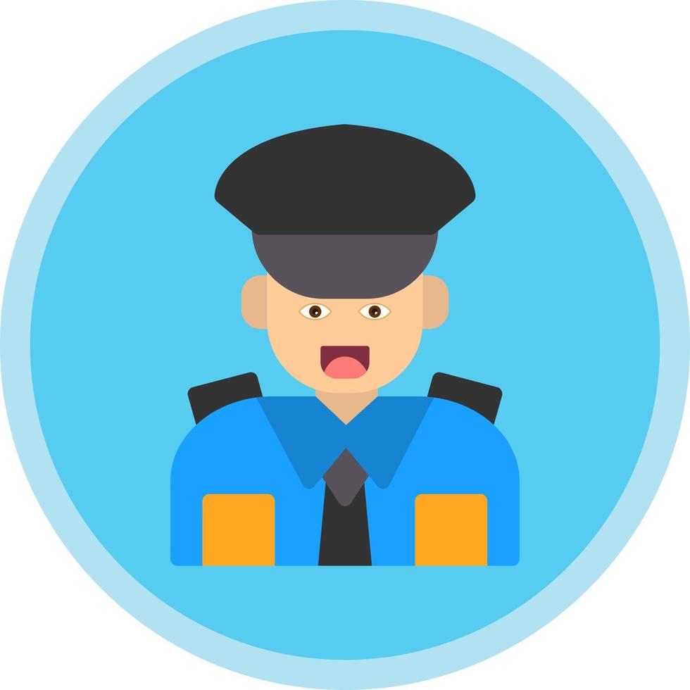 diseño de icono de vector de policía