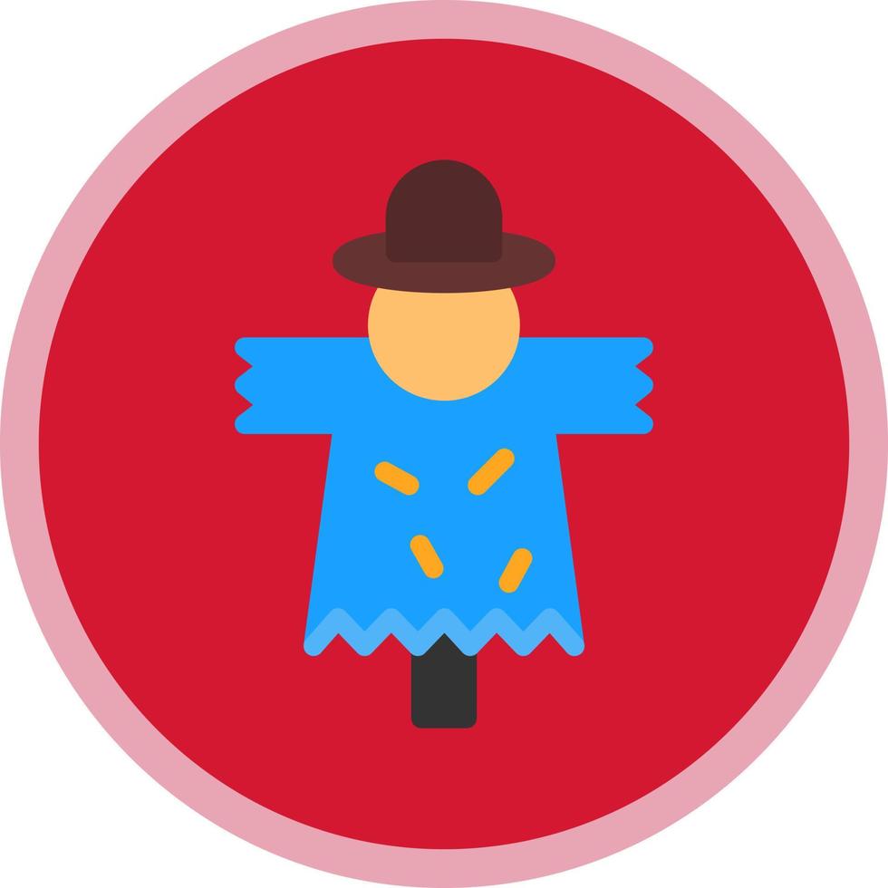 Scarecrow Vector Icon Design