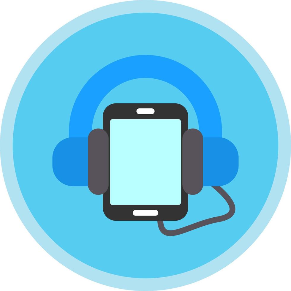 diseño de icono de vector de guía de audio