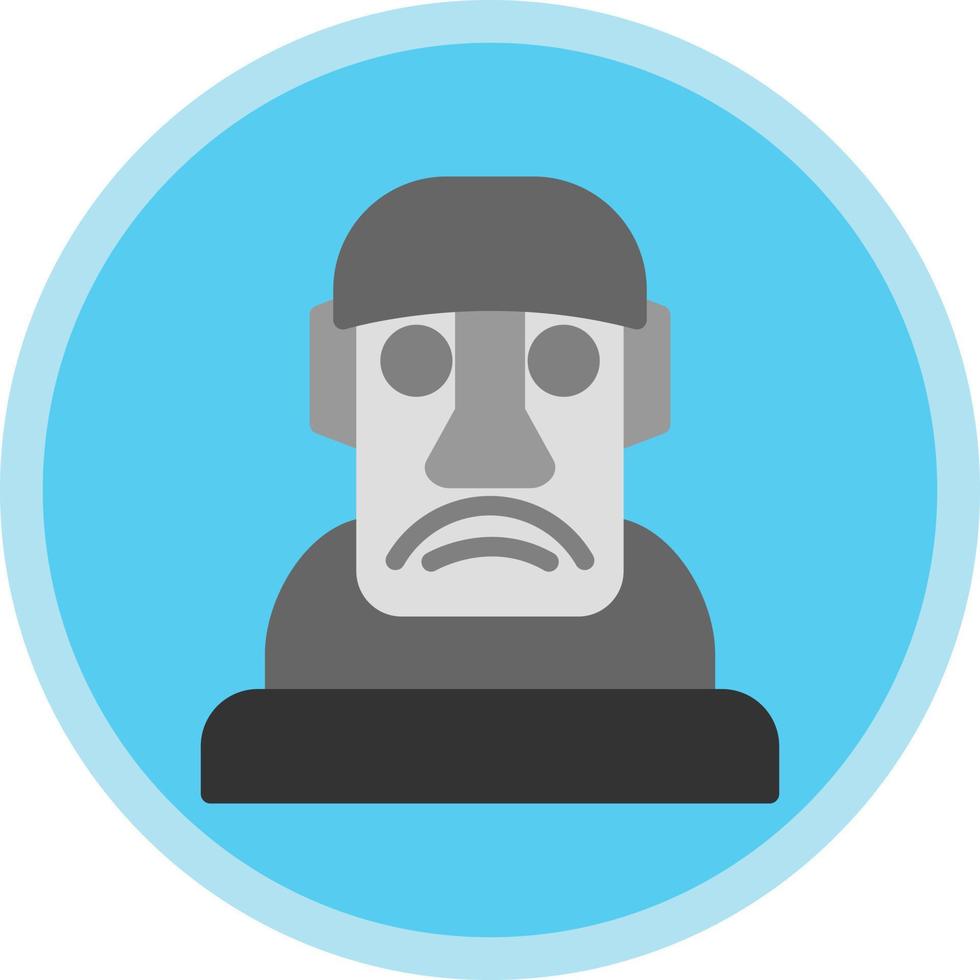 Moai Vector Icon Design