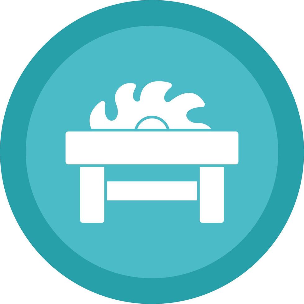 Table Saw Vector Icon Design