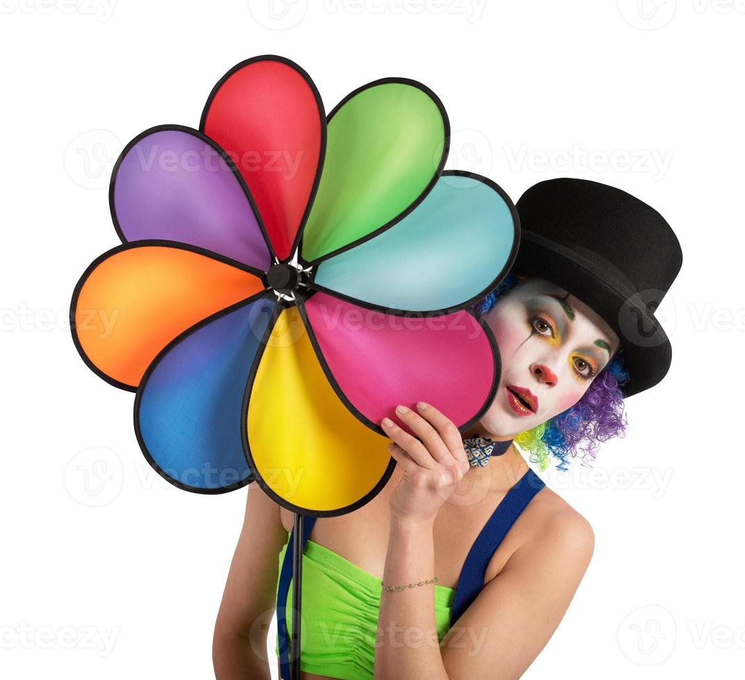 Clown with helix photo